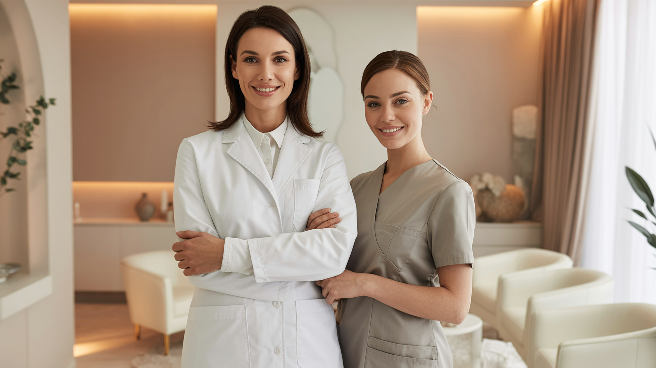 The Renova Wellness medical team - Dr. Steven Cherrington and Kenna Graff